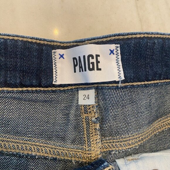 PAIGE NWT Emilia Cut Off Short Parmelee Size 24 - Picture 2 of 6